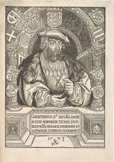 Koning Christiaan II van Denemarken door Lucas Cranach d.Æ.