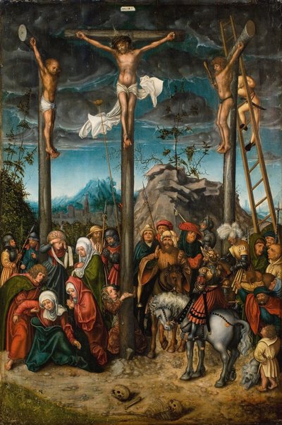 De kruisiging door Lucas Cranach d.Æ.