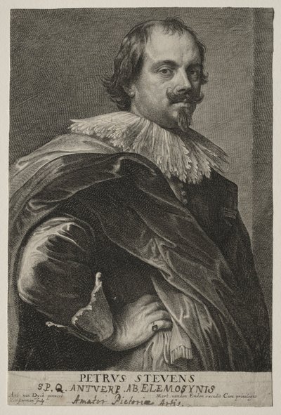 Portret van Peter Stevens door Lucas Emil Vorsterman