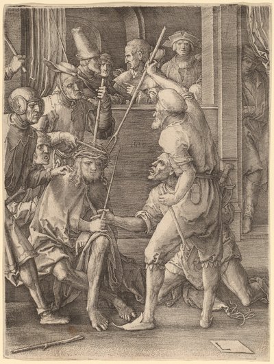 Christus met Doornenkroon door Lucas van Leyden