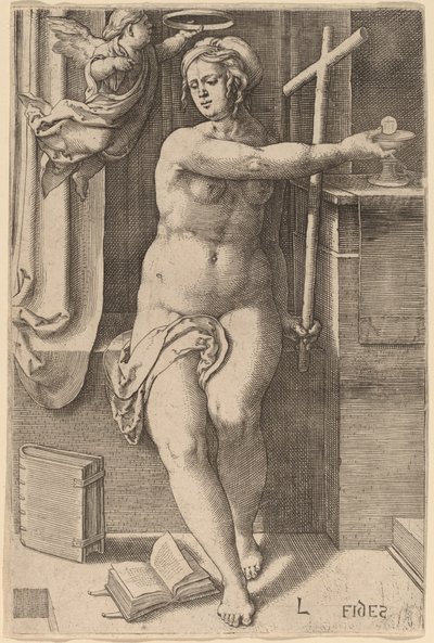 Fides (Geloof) door Lucas van Leyden