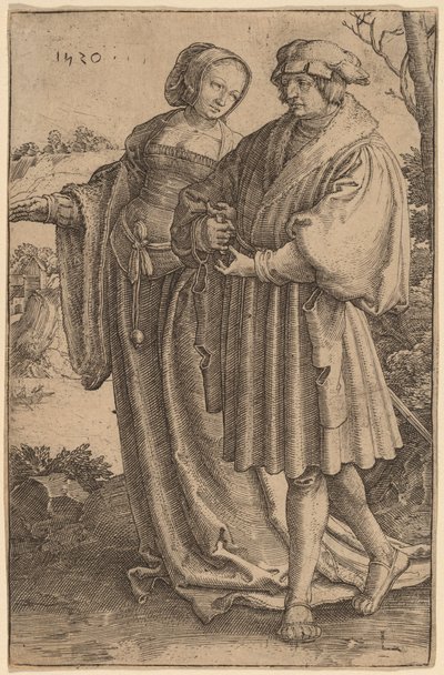 De Promenade door Lucas van Leyden