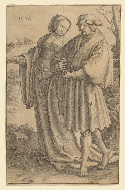 De Promenade door Lucas van Leyden