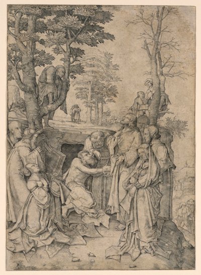 De Opstanding van Lazarus door Lucas van Leyden