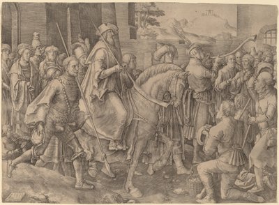 De Triomf van Mordechai door Lucas van Leyden