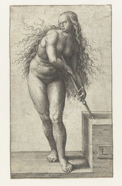 Zelfmoord van Lucretia door Lucas van Leyden