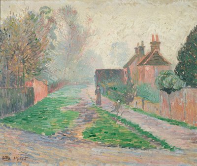 Novemberochtend, Epping, 1895 door Lucien Pissarro