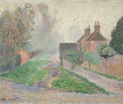 Novemberochtend, Epping, 1895 door Lucien Pissarro