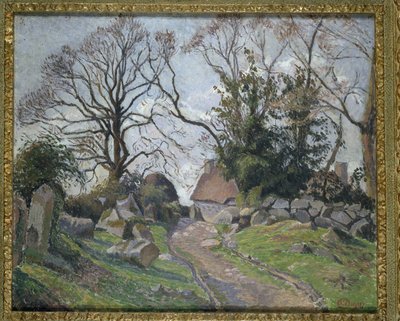 Poulfenc à Riec, 1910 door Lucien Pissarro