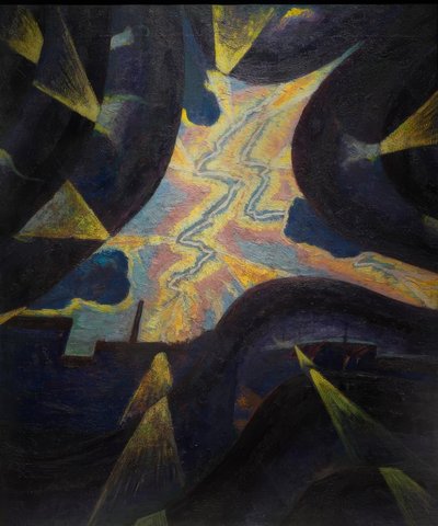 Kraflinien / Kracht van de Bliksem door Luigi Russolo