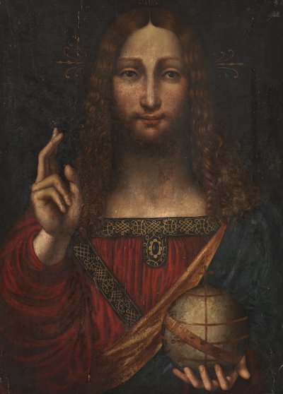 Salvator Mundi door Marco d Oggiono