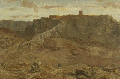 Berglandschap in Egypte door Marius Bauer