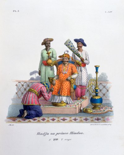 Raja, 1828 door Marlet et Cie