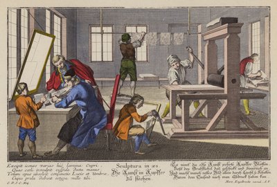 Koperen gravures maken door Martin Engelbrecht