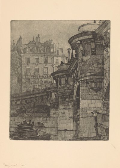 Pont Neuf in Parijs door Martin Monnickendam