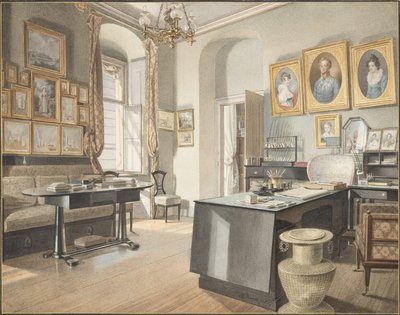 Een Studie Interieur in St. Pölten door Matthäus Kern