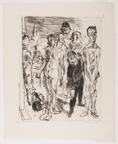 Inspectie door Max Beckmann