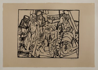 Morgue door Max Beckmann