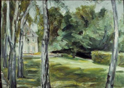 Tuin in Wannsee door Max Liebermann