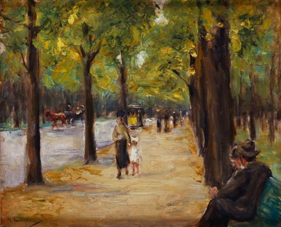 In de Tiergarten, Berlijn door Max Liebermann