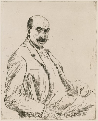 Zelfportret door Max Liebermann