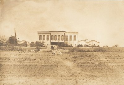 Palais de Mehemet-Ali, à Esné, 1849-50 door Maxime Du Camp