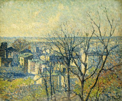 Vanaf de daken door Maximilien Luce