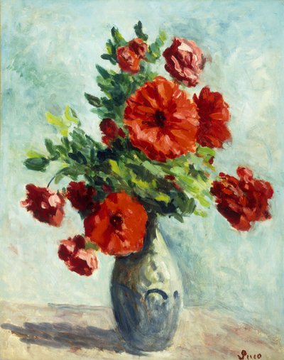 Vaas met bloemen, 1925-1930 door Maximilien Luce