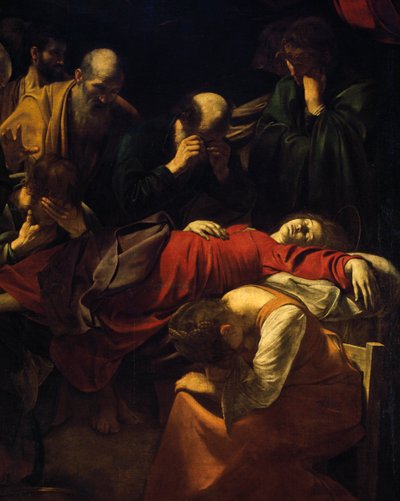 De dood van de Maagd door Michelangelo Merisi da Caravaggio