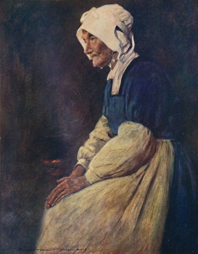 Een Bretonse vrouw, 1903 door Mortimer L Menpes