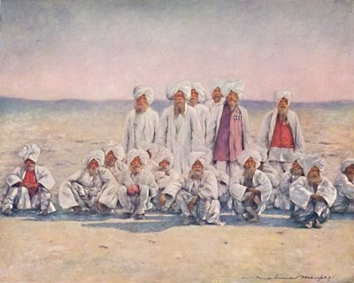 Op Durbar Day, 1903 door Mortimer L Menpes