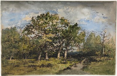 Landschap, ca. 1860 door Narcisse Diaz de la Pena