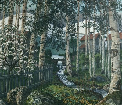 Berkenbomen door Nikolai Astrup