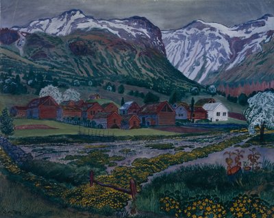 Boterbloemennacht door Nikolai Astrup