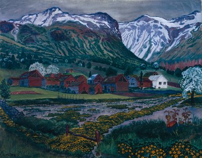 Boterbloemnacht door Nikolai Astrup