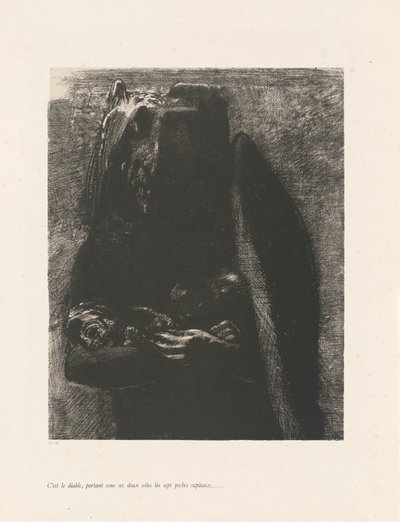 Het is de Duivel door Odilon Redon