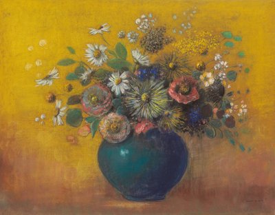 Bloemenboeket door Odilon Redon