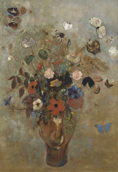 Stilleven met Bloemen, 1905 door Odilon Redon