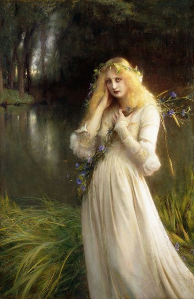 Ophelia door Pascal Adolphe Jean Dagnan Bouveret