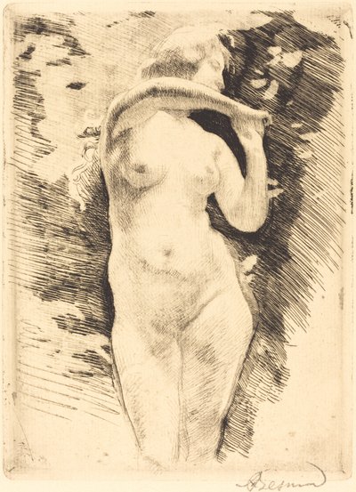 Eva, 1886 door Paul Albert Besnard