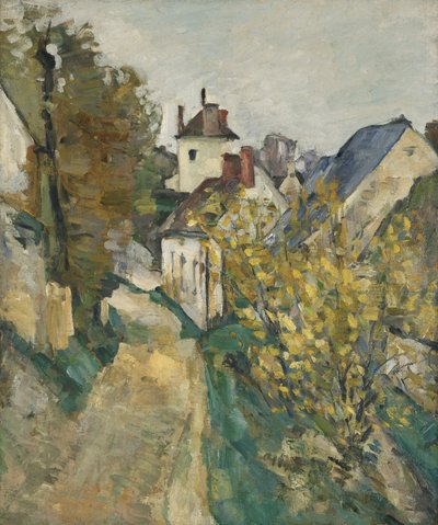 Het Huis van Dr. Gachet in Auvers-sur-Oise door Paul Cézanne