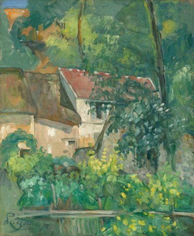 Huis van Père Lacroix door Paul Cézanne