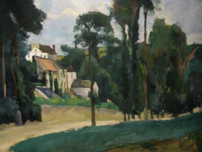 De Weg naar Pontoise door Paul Cézanne