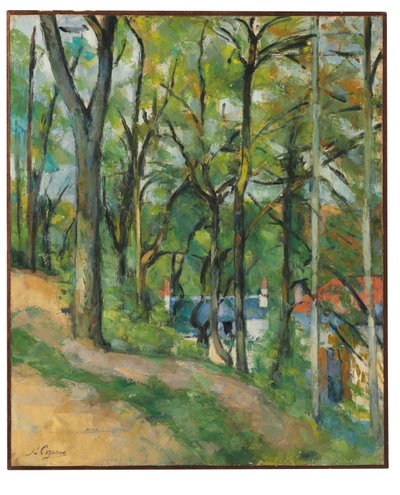 La côte Saint-Denis à Pontoise, ca. 1877 door Paul Cézanne