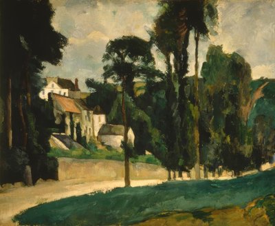 Le Clos des Mathurins in Pontoise door Paul Cézanne