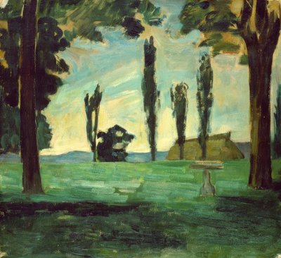 Landschap door Paul Cézanne