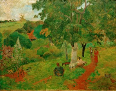 Komen en gaan, Martinique door Paul Gauguin