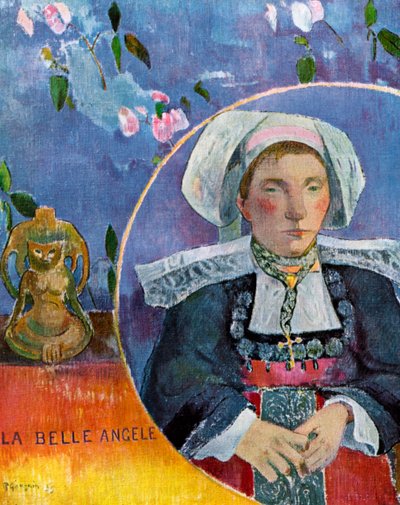 La Belle Angele, 1889 1939 door Paul Gauguin