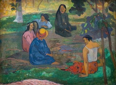 Les Parau Parau (gesprek) door Paul Gauguin