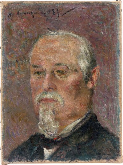 Portret van Philibert Favre, 1885 door Paul Gauguin